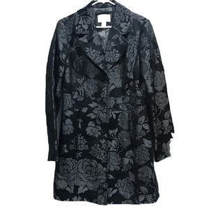 White House Black Market floral jacquard jacket